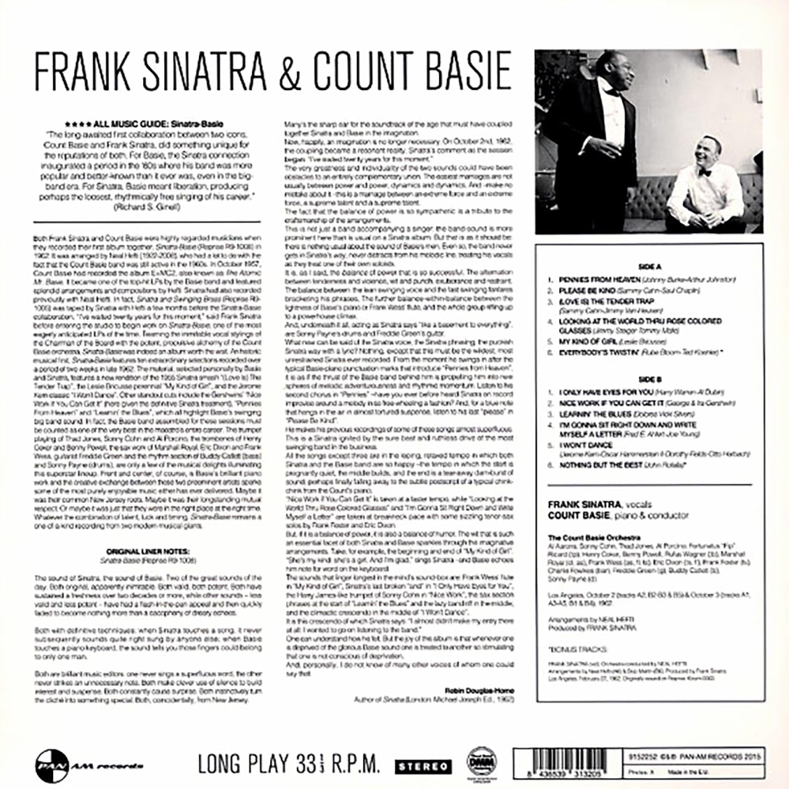 Frank Sinatra & The Count Basie Orchestra - Frank Sinatra & The Count Basie Orchestra (ltd. ed.) (180g) [New Vinyl Record LP]