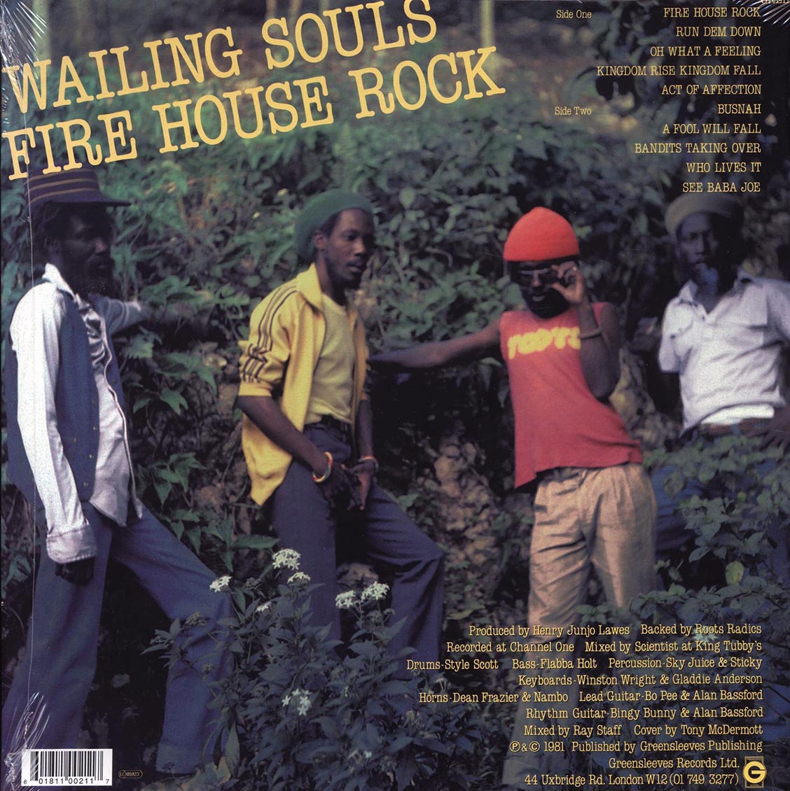 Wailing Souls - Fire House Rock [New Vinyl Record LP]