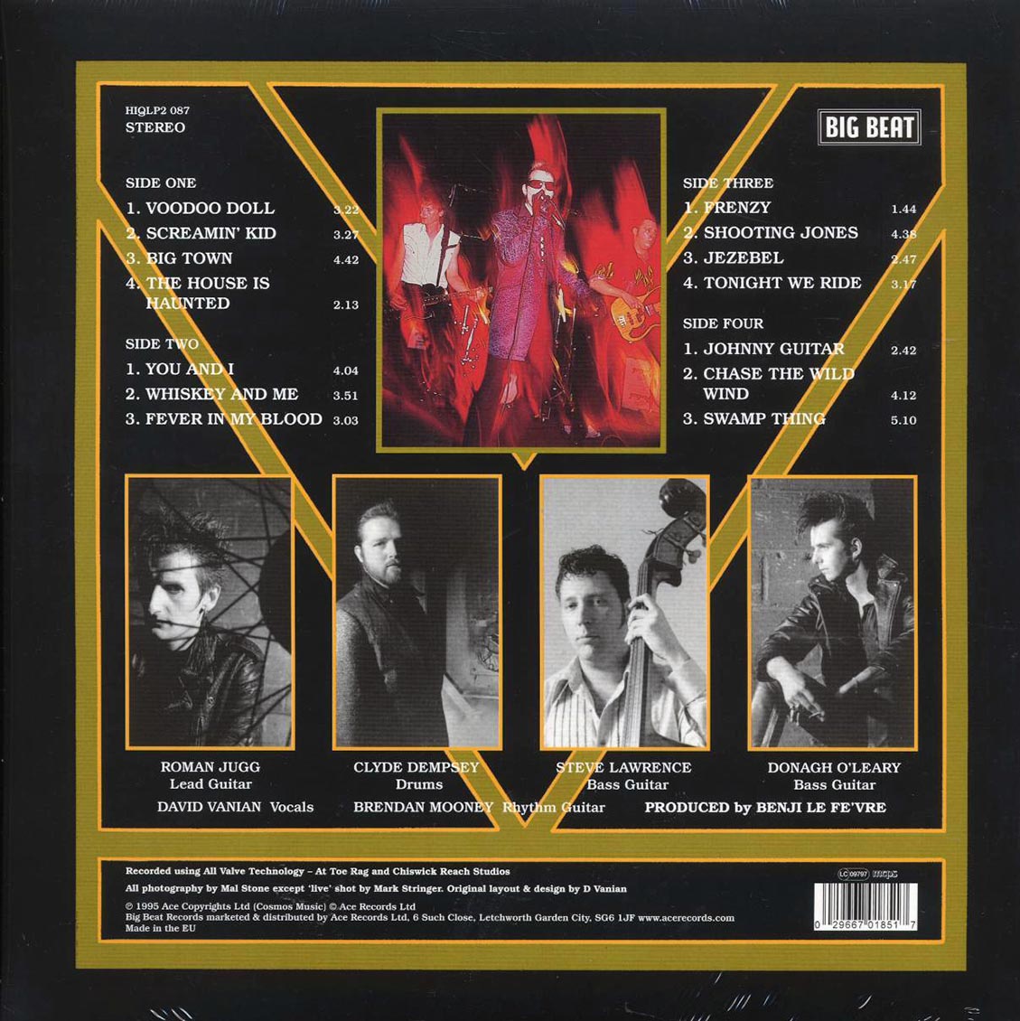 David Vanian And The Phantom Chords - David Vanian And The Phantom Chords (Beat The Devil) (2xLP) [New Vinyl Record LP]