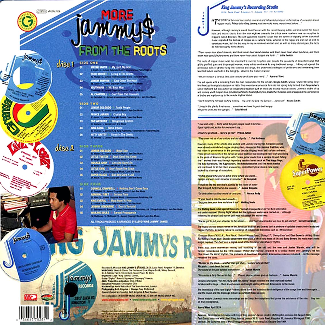 King Kong, Nitty Gritty, Wayne Smith, Johnny Osbourne, Etc. - More Jammys From The Roots (2xLP) [New Vinyl Record LP]