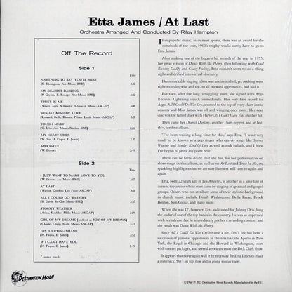 Etta James - At Last! (ltd. 500 copies made) (clear vinyl) [New Vinyl Record LP]