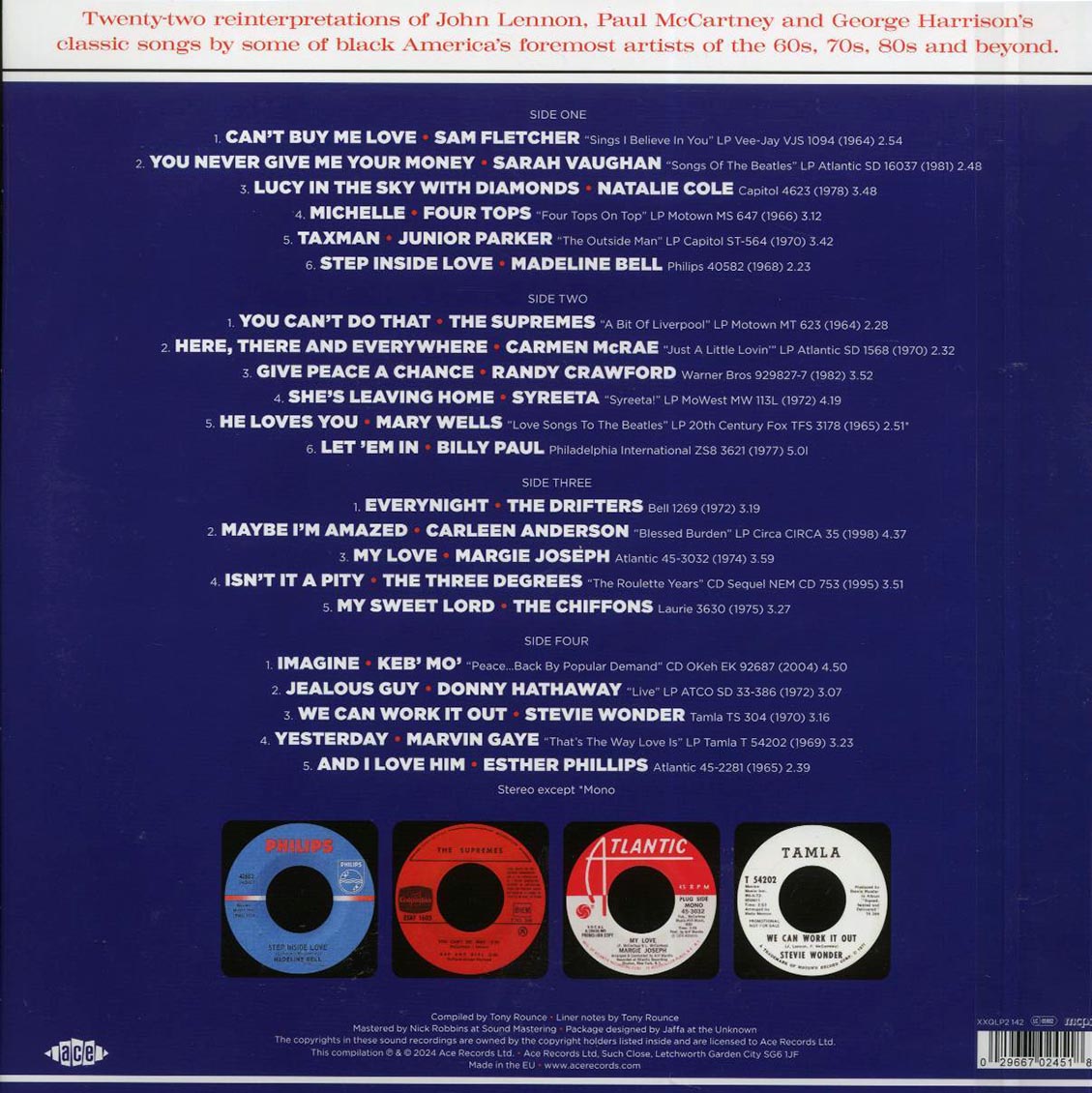 Sarah Vaughan, Natalie Cole, Mary Wells, Billy Paul, Etc. - Here, There And Everywhere: Black America Sings John Lennon, Paul McCartney And George Harrison (2xLP) [New Vinyl Record LP]