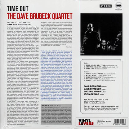 Dave Brubeck Quartet - Time Out (+bonus track) (ltd. ed.) (180g) [New Vinyl Record LP]