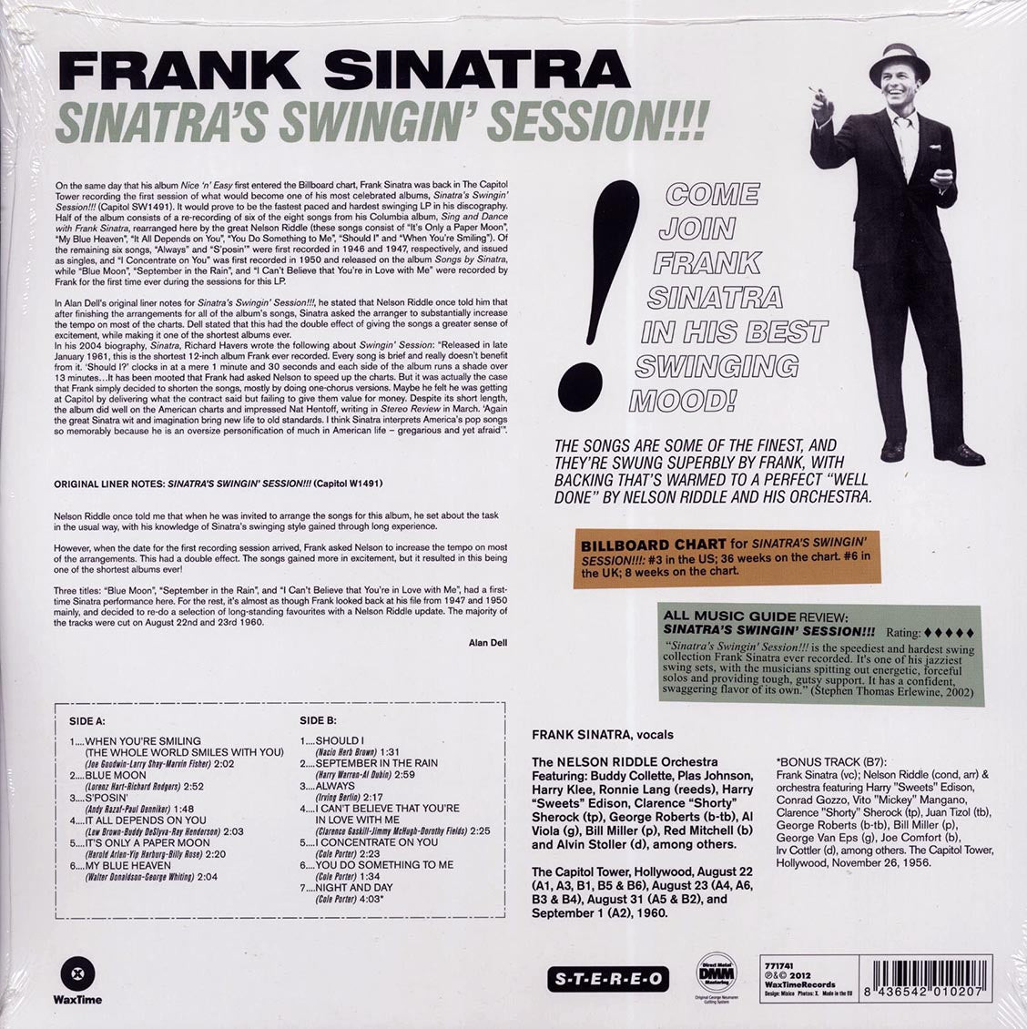 Frank Sinatra - Sinatra's Swingin' Session!!! [New Vinyl Record LP]