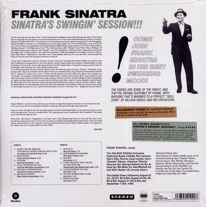 Frank Sinatra - Sinatra's Swingin' Session!!! [New Vinyl Record LP]