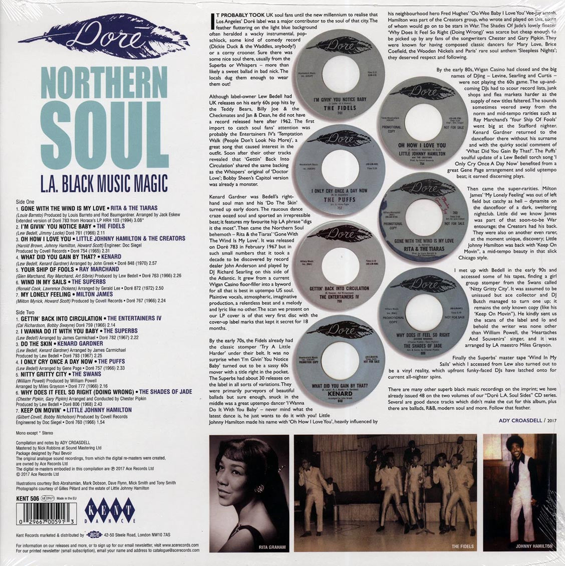 Rita & The Tiaras, The Superbs, The Puffs, The Swans, Etc. - Dore Northern Soul: L.A. Black Music Magic [New Vinyl Record LP]