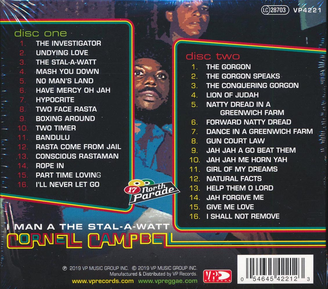 Cornell Campbell - I Man A The Stal-A-Watt (32 tracks) (2xCD) (deluxe 3-fold digipak) [New CD]