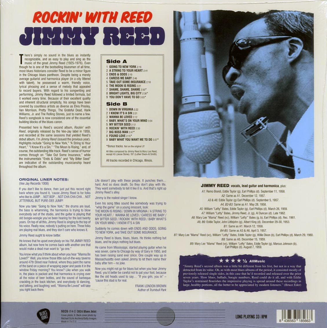 Jimmy Reed - Rockin' With Reed (+6 bonus tracks) (ltd. ed.) (180g) [New Vinyl Record LP]