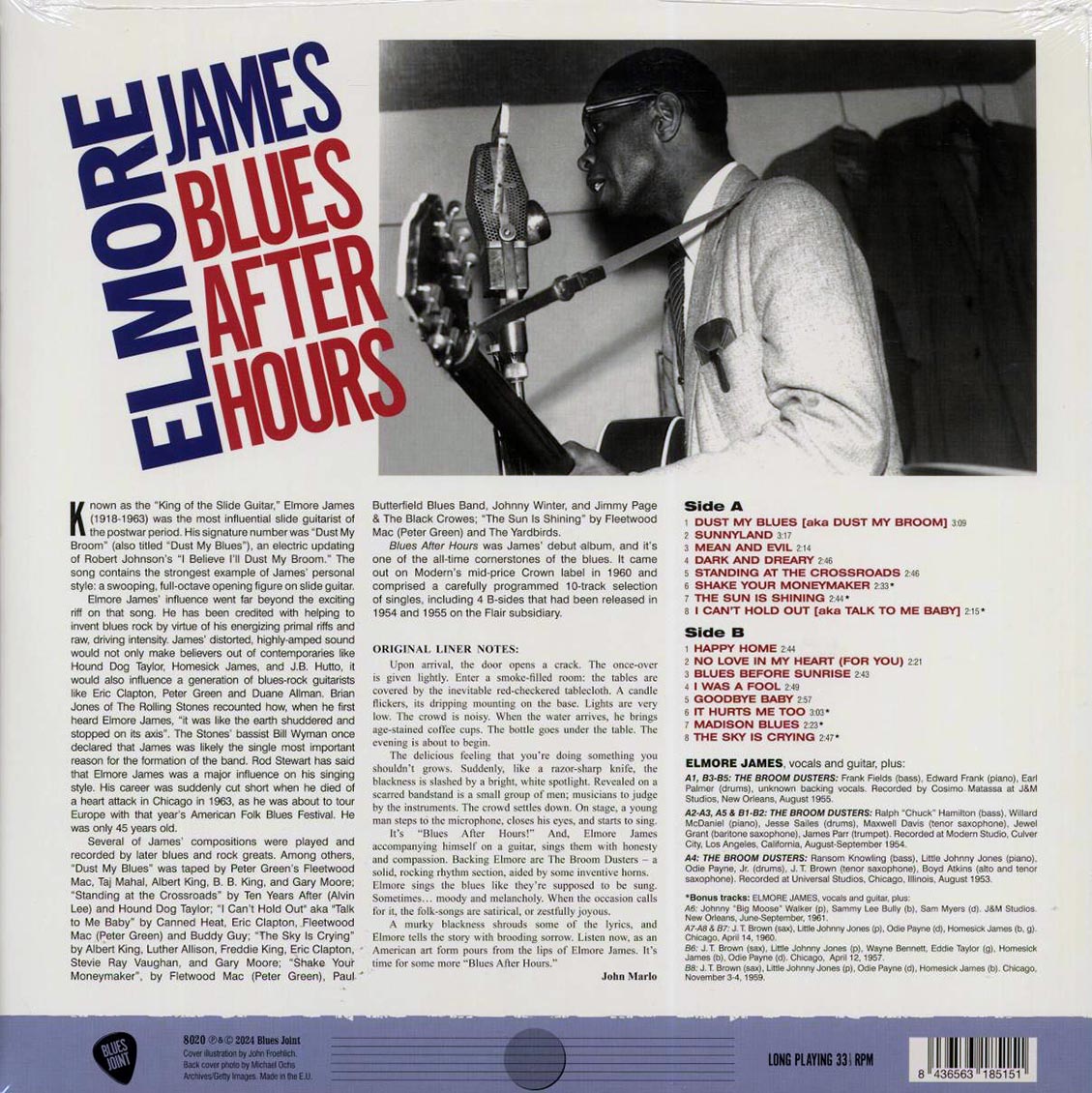 Elmore James - Blues After Hours (+6 bonus tracks) (180g) [New Vinyl Record LP]