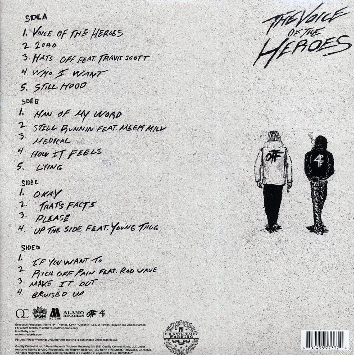 Lil Baby & Lil Durk - The Voice Of The Heroes (2xLP) [New] [New Vinyl]