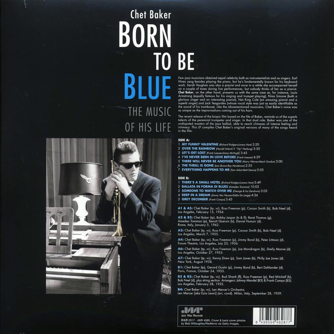 Chet Baker - Born To Be Blue: The Music Of His Life (ltd. ed.) (180g) (remastered) [New Vinyl Record LP]