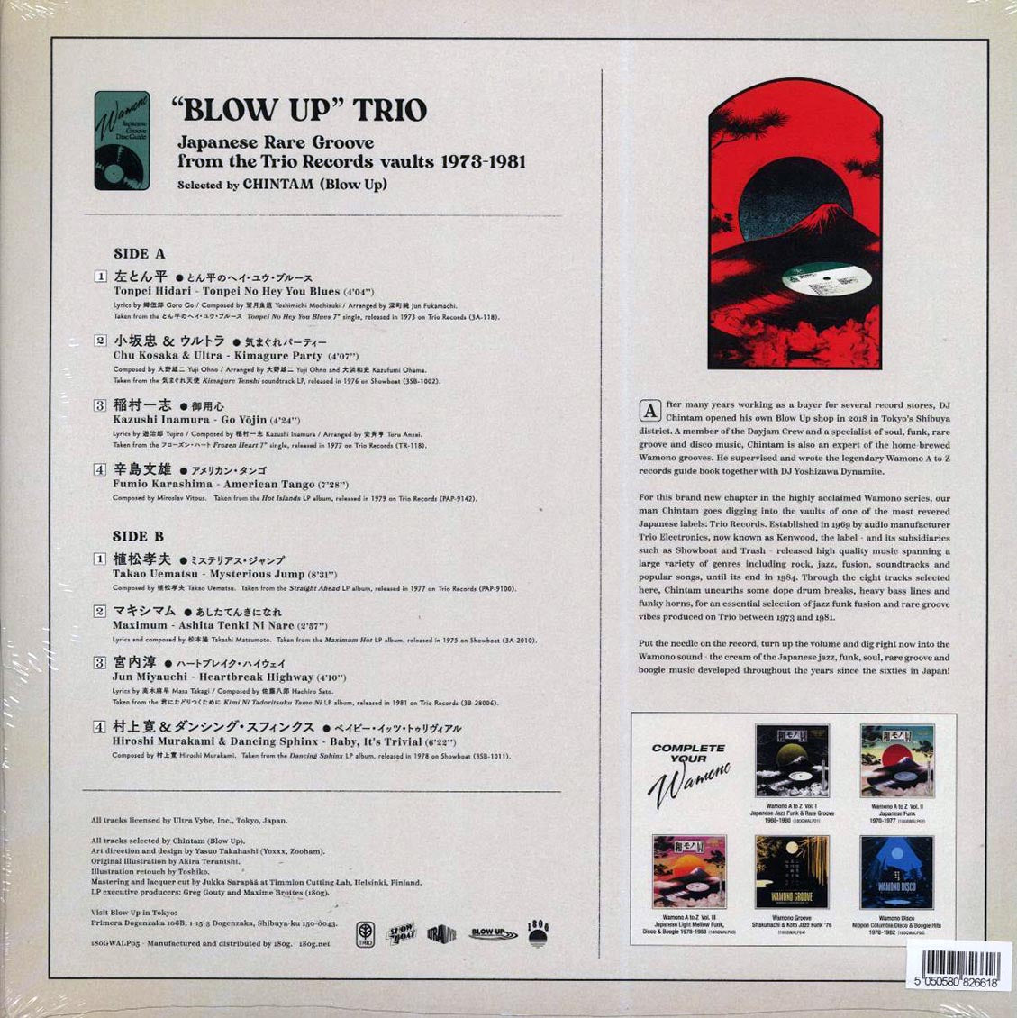 Chintam (Blow Up) - Japanese Groove Disc Guide: A To Z Presents Blow Up Trio (ltd. ed.) (180g) [New Vinyl Record LP]