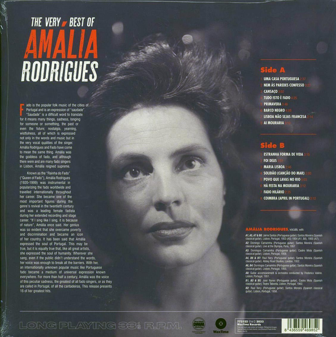 Amalia Rodrigues - The Very Best of (ltd. ed.) (180g) [New Vinyl Record LP]