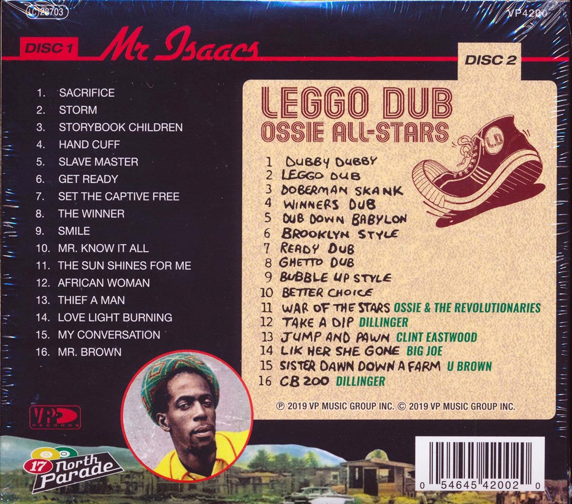 Gregory Isaacs, Ossie All Stars - Mr. Isaacs + Leggo Dub (32 tracks) (+bonus 1 track) (2xCD) (deluxe 3-fold digipak) [New CD]