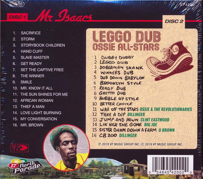 Gregory Isaacs, Ossie All Stars - Mr. Isaacs + Leggo Dub (32 tracks) (+bonus 1 track) (2xCD) (deluxe 3-fold digipak) [New CD]