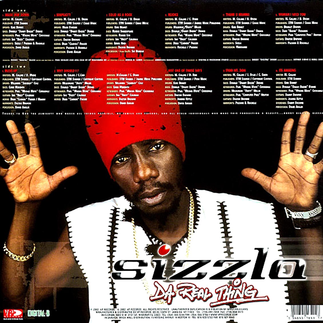 Sizzla - Da Real Thing [New Vinyl Record LP]