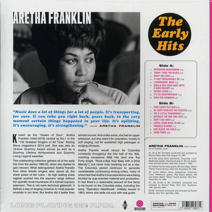 Aretha Franklin - The Early Hits (ltd. ed.) (180g) (pink vinyl) [New Vinyl Record LP]