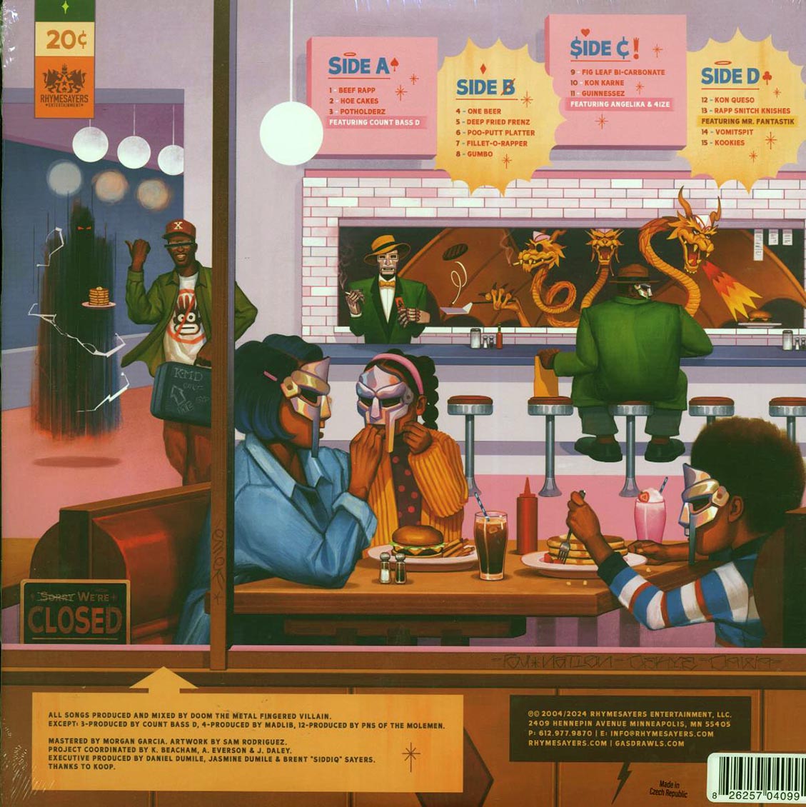 MF Doom - MM..Food (20th Anniv. Ed.) (ltd. ed.) (2xLP) (silver vinyl) [New Vinyl Record LP]