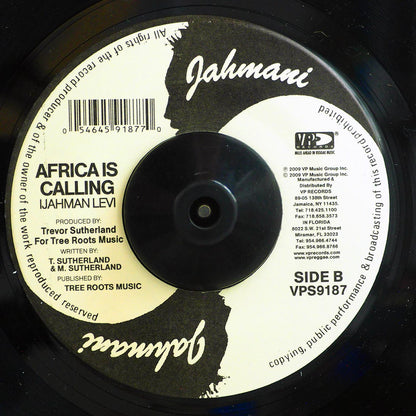 Ijahman - Jah Watch Man  /  Ijahman - Africa Is Calling [New Vinyl Record 7" Single]
