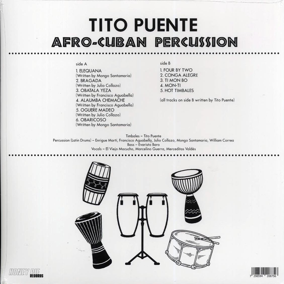 Tito Puente - Afro-Cuban Percussion [New Vinyl Record LP]