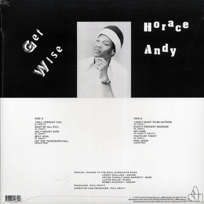 Horace Andy - Get Wise [B] [New Vinyl Record LP]