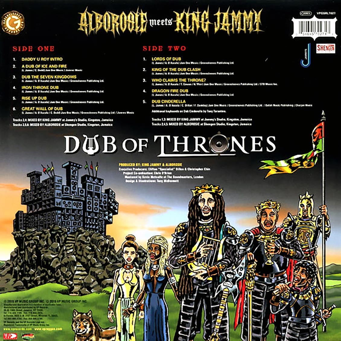Alborosie, King Jammy - Dub Of Thrones: Alborosie Meets King Jammy [New Vinyl Record LP]