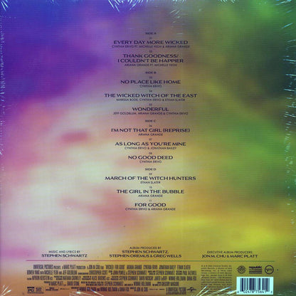 Stephen Schwartz, Cynthia Erivo, Ariana Grande, Etc. - Wicked: For Good The Soundtrack (+2 bonus tracks) (2xLP) (pink glitter/green glitter vinyl) [New Vinyl Record LP]