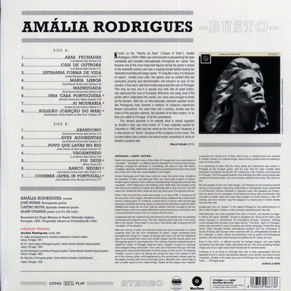 Amalia Rodrigues - Busto (+6 bonus tracks) (ltd. ed.) (180g) [New Vinyl Record LP]