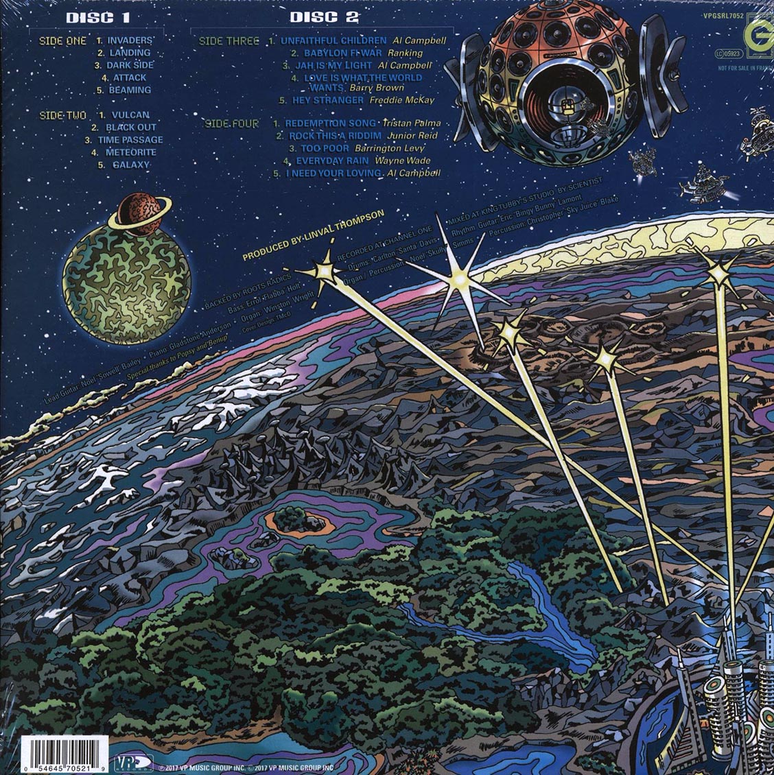 Scientist, The Roots Radics, Barrington Levy, Barry Brown, Jr. Reid, Etc. - Linval Presents Dub Landing + Bonus Vocals Album (2xLP) (remastered) [New Vinyl Record LP]