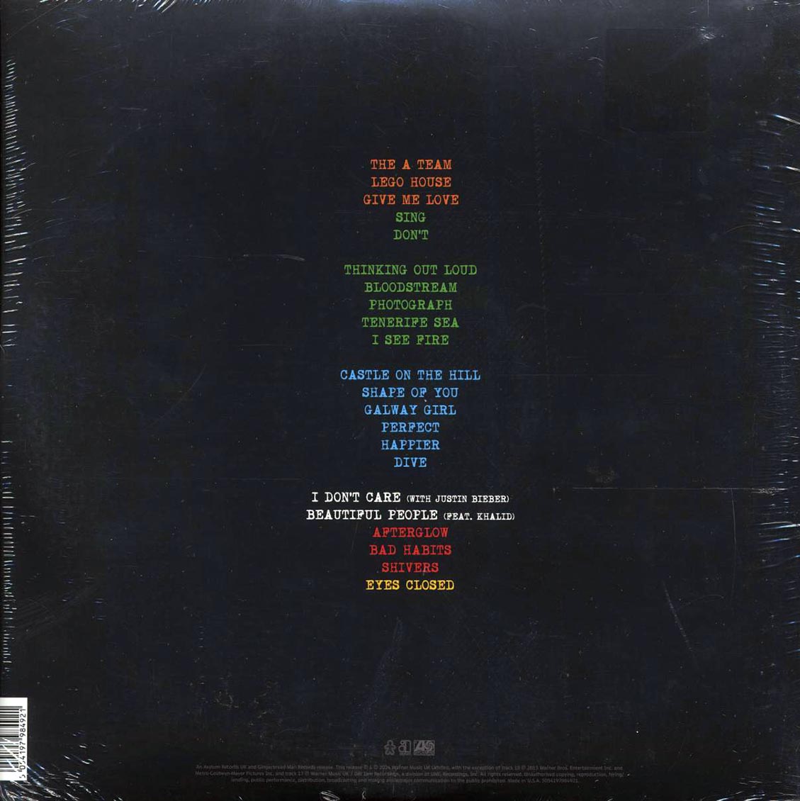 Ed Sheeran - +-=÷×: Tour Collection (2xLP) [New Vinyl Record LP]
