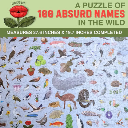 Silly Nature 1000 Piece Jigsaw Puzzle Sleazy Greetings