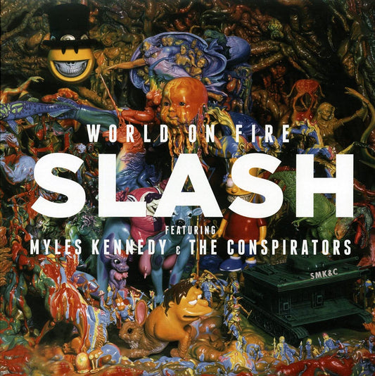 Slash Feat. Myles Kennedy & The Conspirators - World on Fire [2014 Limited Color] [New Double Vinyl Record LP]