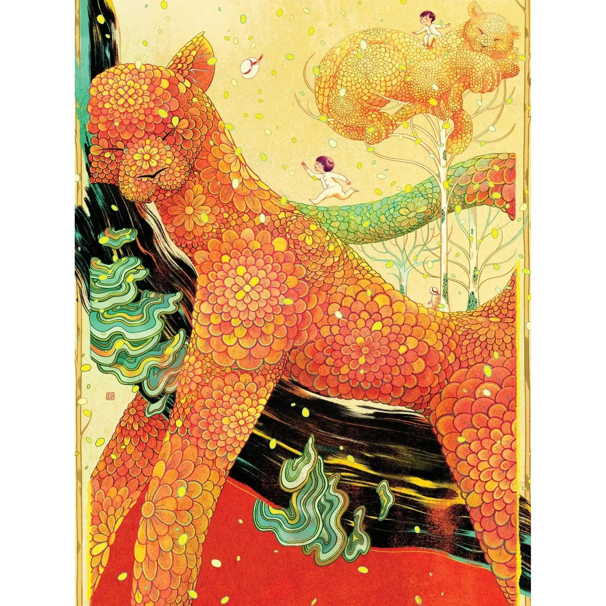 Sleepy Autumn 500 Piece Jigsaw Puzzle NYPC