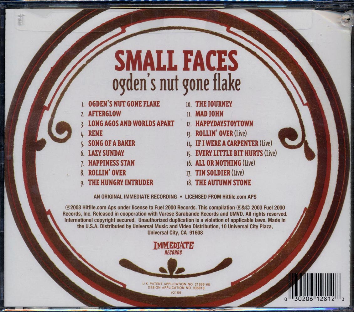 Small Faces - Ogden's Nut Gone Flake [2003 Reissue Remastered] [New CD]