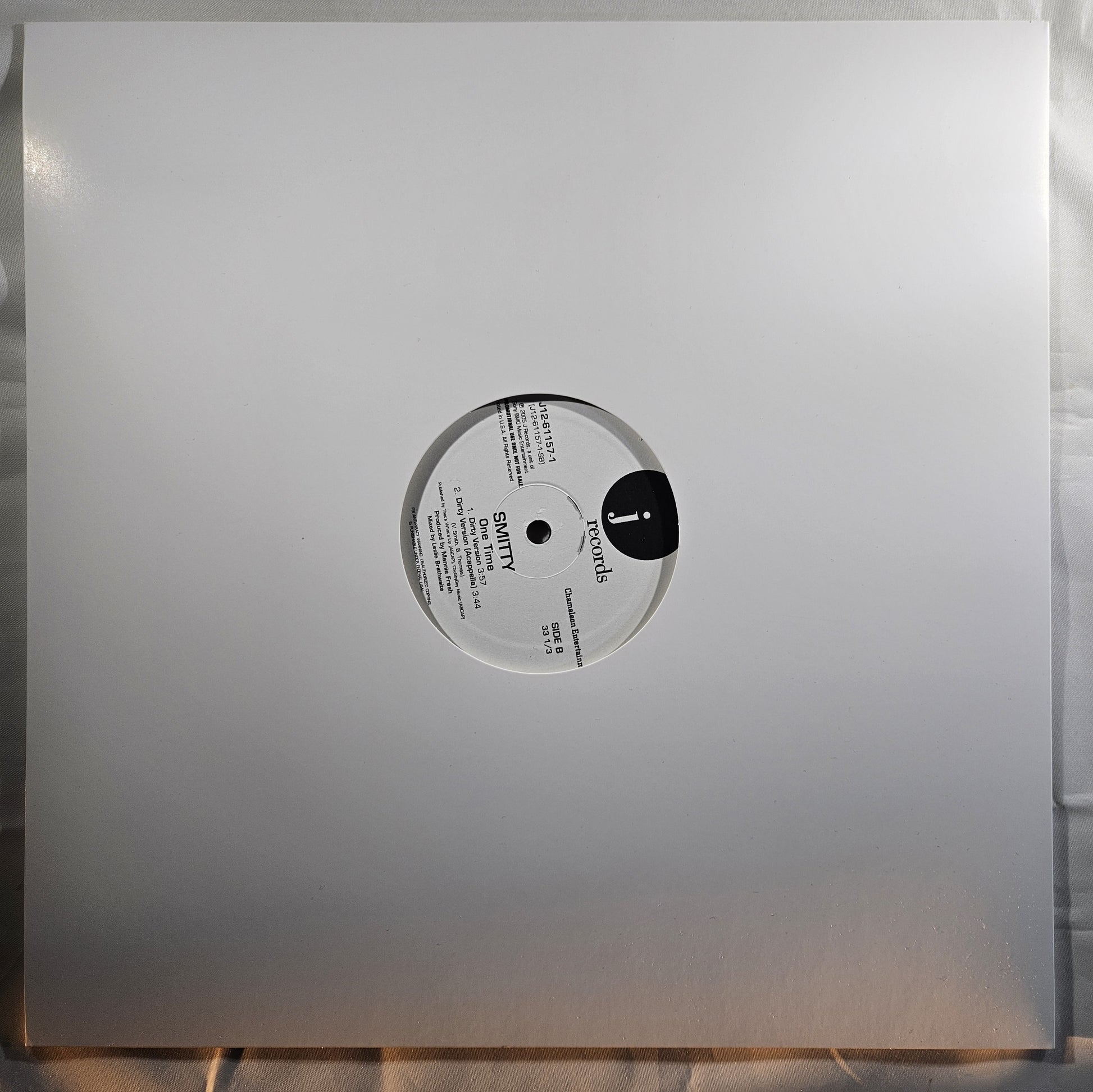 Smitty - One Time [2005 Promo] [Used Vinyl Record 12" Single] [B]