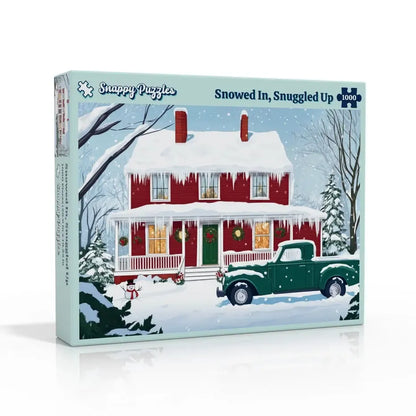 Snowed In, Snuggled Up 1000 Piece Jigsaw Puzzle Snappy
