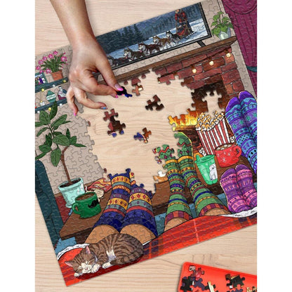 Snuggle Season 500 Piece Jigsaw Puzzle Springbok