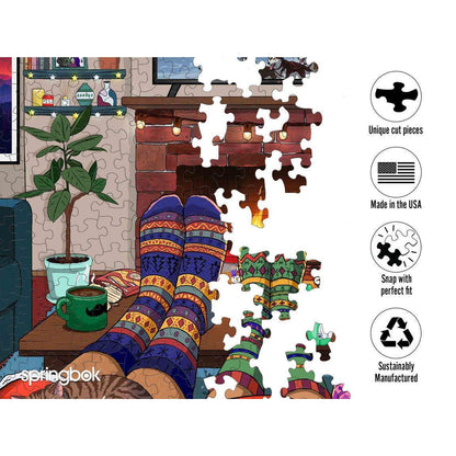 Snuggle Season 500 Piece Jigsaw Puzzle Springbok