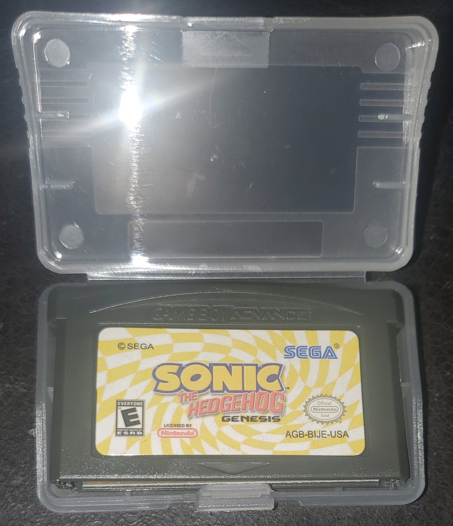 Sonic the Hedgehog Genesis GBA Video Game Boy Advance Nintendo 2006
