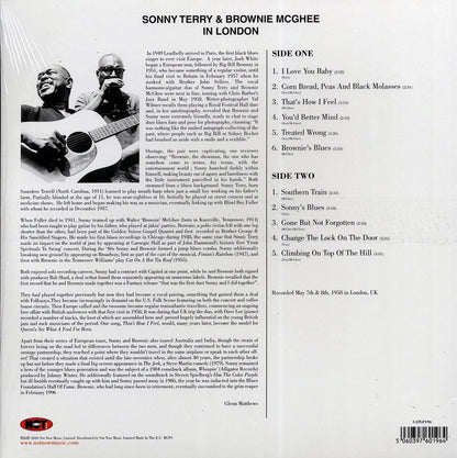 Sonny Terry & Brownie McGhee - In London [2020 Reissue 180G] [New Vinyl Record LP]