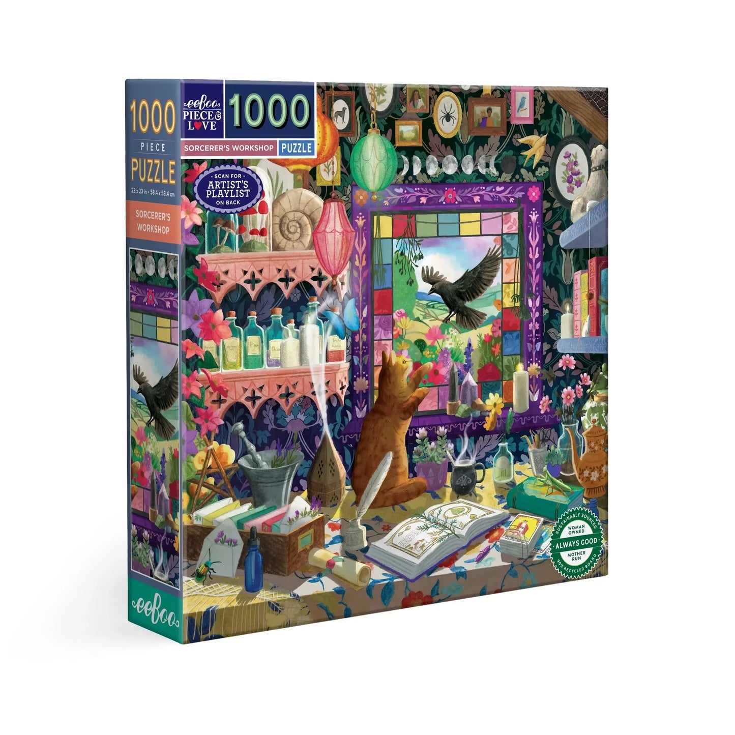 Sorcerer's Workshop 1000 Piece Jigsaw Puzzle eeBoo