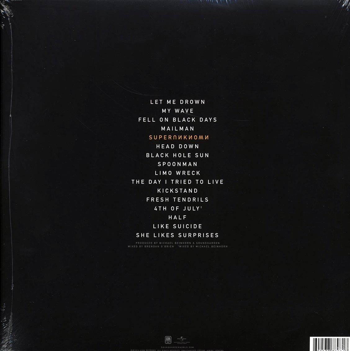 Soundgarden - Superunknown [2014 Reissue Remastered 180G] [New Double Vinyl Record LP]