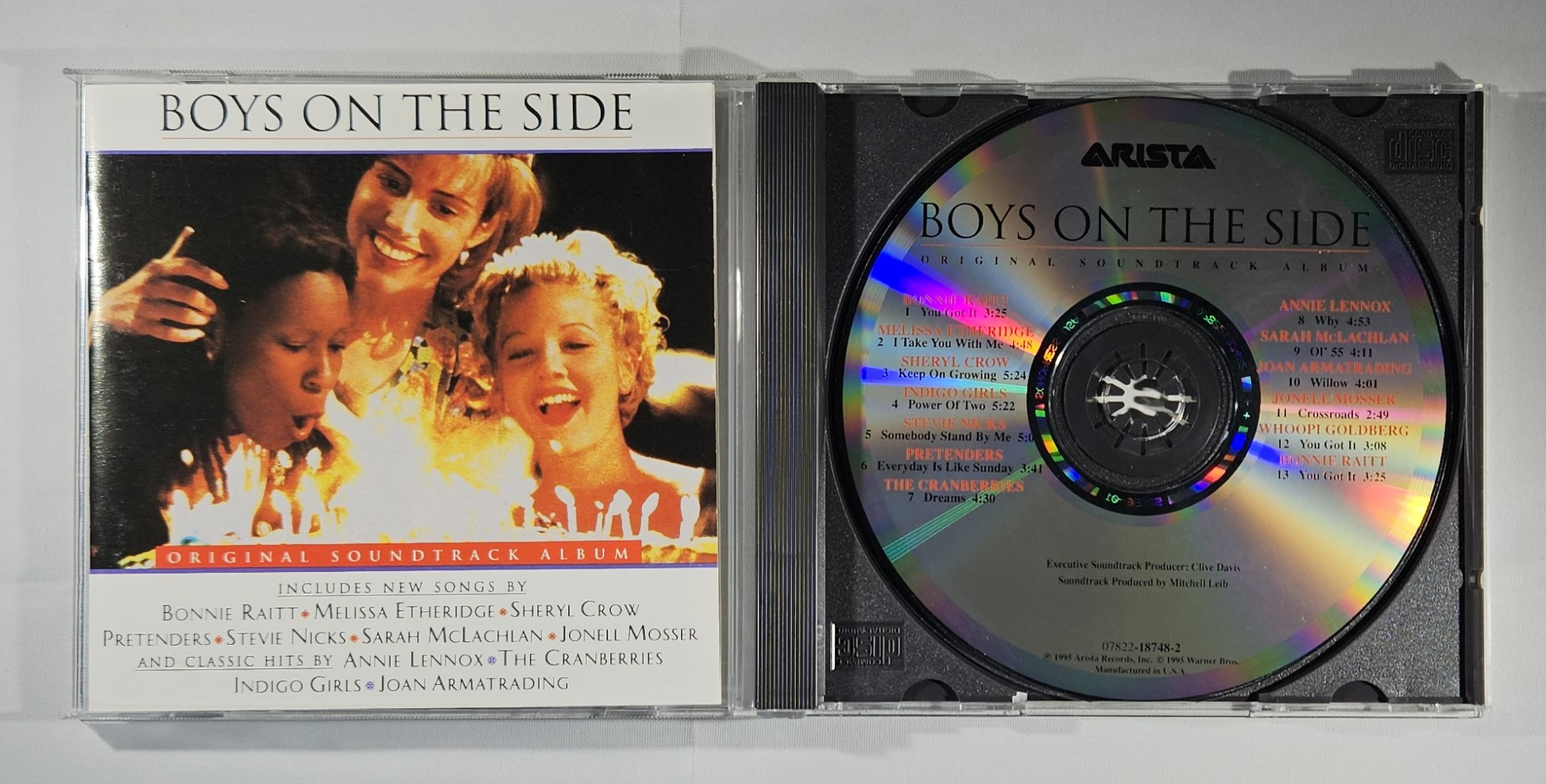 Soundtrack - Boys on the Side (Original Soundtrack Album) [1995 Used CD] [C]