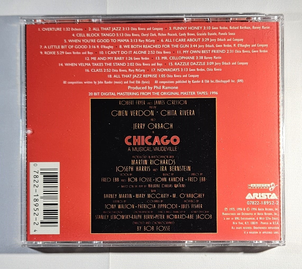 Soundtrack - Chicago (Original Cast Recording) [1996 Remastered] [Used CD]