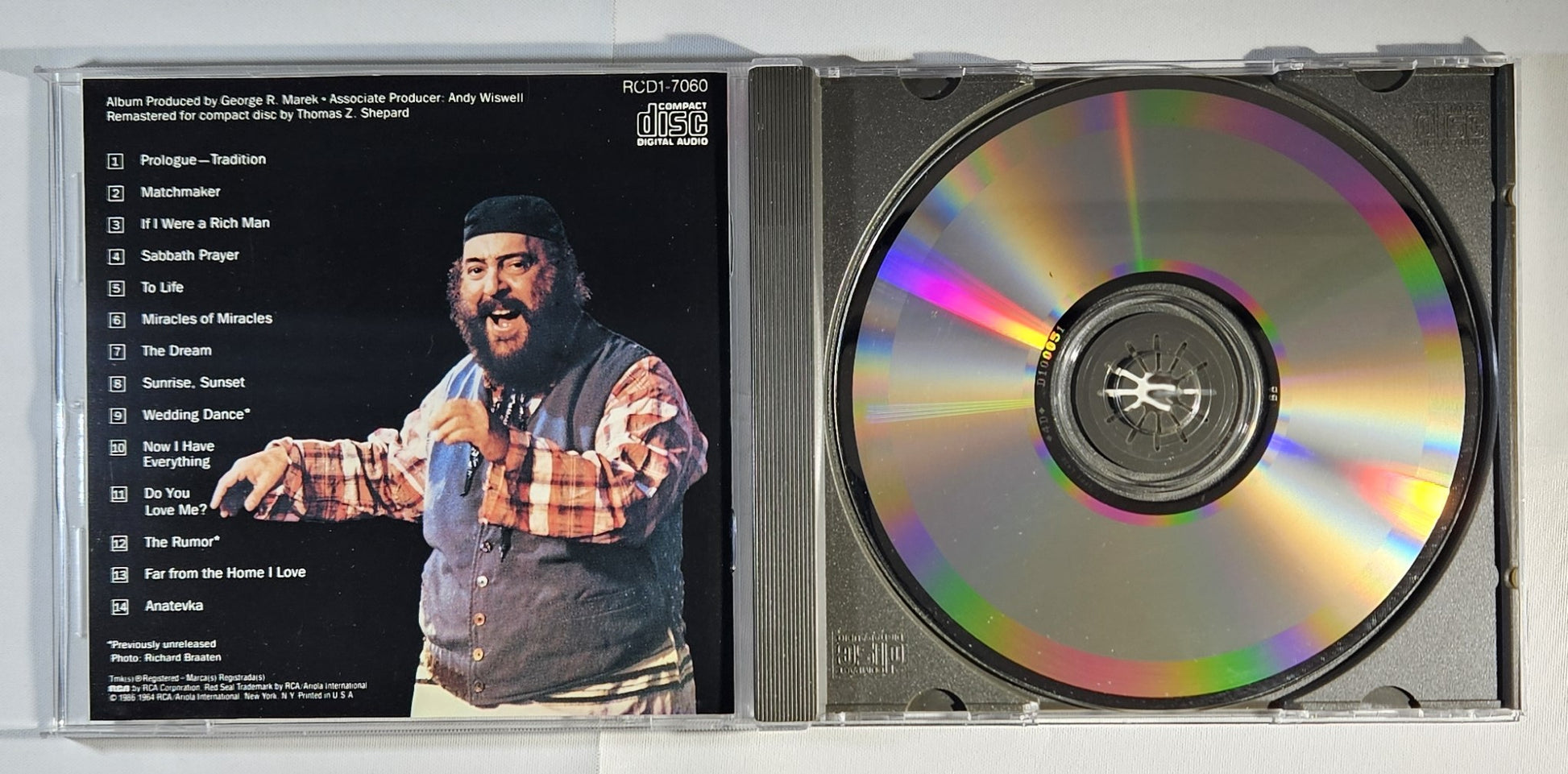 Soundtrack - Fiddler on the Roof [1986 Reissue Club Edition] [Used CD]