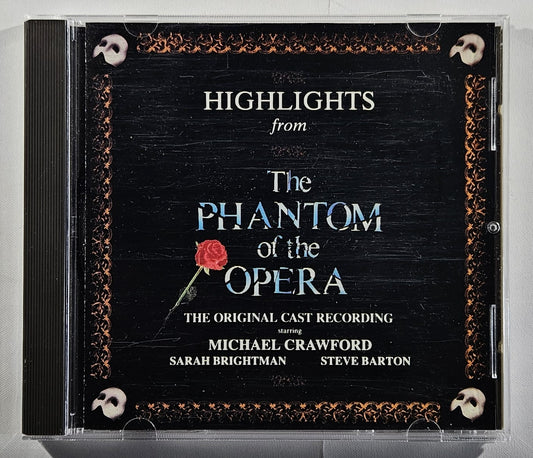 Andrew Lloyd Webber - Highlights From The Phantom of the Opera [1987 Used CD] [D]
