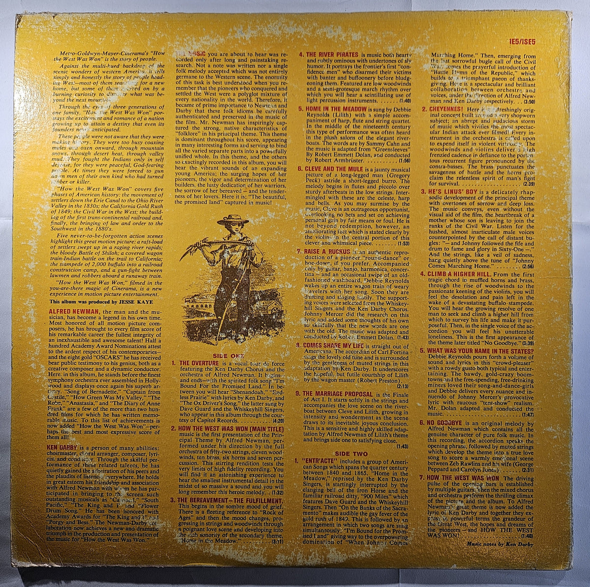 How the West Was Won (Original Soundtrack) [1963 Used Vinyl Record LP]