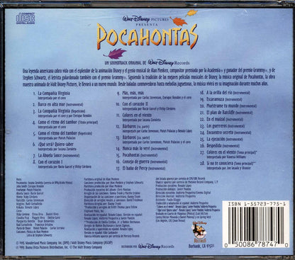 Soundtrack - Pocahontas (Un Soundtrack Original De Walt Disney Records) [1995 New CD]