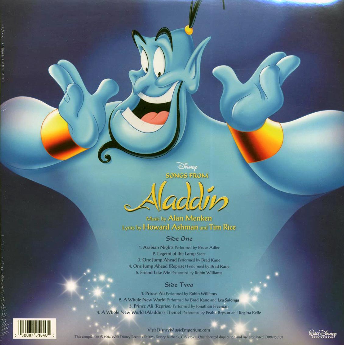 Soundtrack - Songs From Aladdin [2023 Reissue Violet] [New Vinyl Record LP]