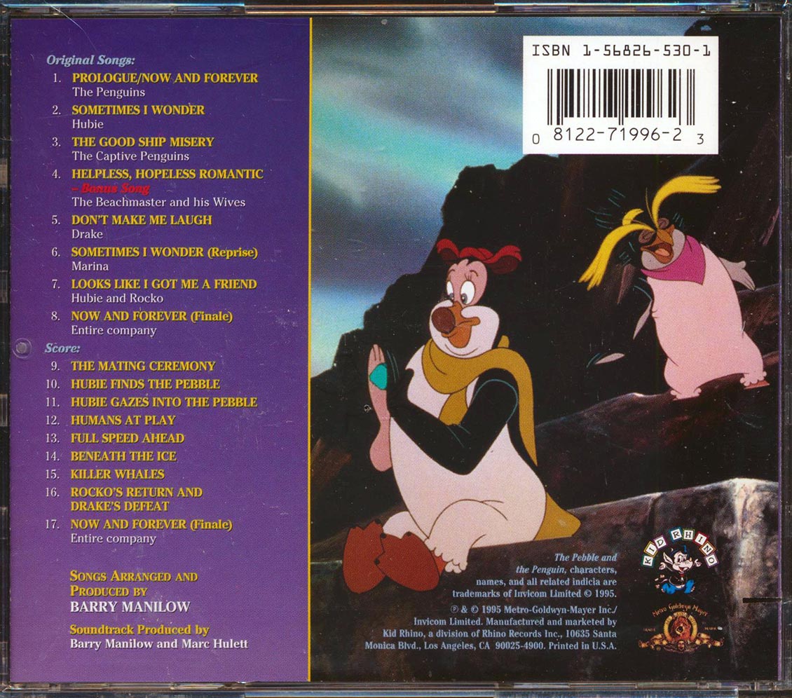 Soundtrack - The Pebble and the Penguin (Original Motion Picture Soundtrack) [1995 New CD]